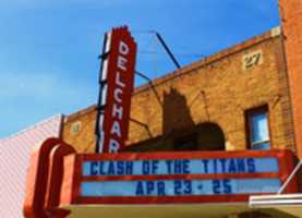 Free download Delchar Theater Marquee in Mayville free photo or picture to be edited with GIMP online image editor