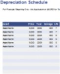 Free download Depreciation Schedule Template Microsoft Word, Excel or Powerpoint template free to be edited with LibreOffice online or OpenOffice Desktop online