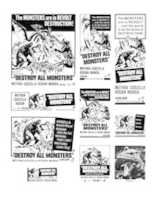 Free download Destroy All Monsters Ad Sheet free photo or picture to be edited with GIMP online image editor