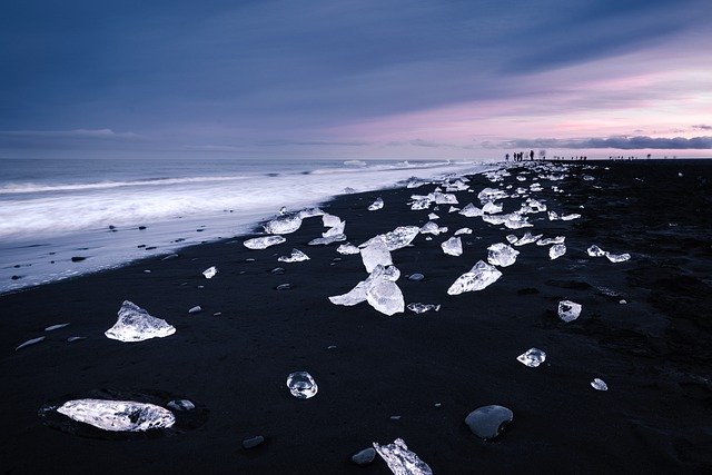 Free download diamond beach iceland ice free picture to be edited with GIMP free online image editor