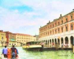 Descarcă gratuită Desenul digital în creion color al unui vaporetto pe Grand Canal din Veneția fotografie sau imagini gratuite pentru a fi editate cu editorul de imagini online GIMP