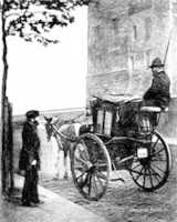 Free download Digital Ink Drawing of a Hansom Cab in London free photo or picture to be edited with GIMP online image editor