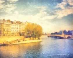 Free download Digital Pastel Drawing of Ile Saint-Louis from Ile de la Cite free photo or picture to be edited with GIMP online image editor