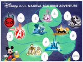 Free download Disney Store Magical Egg Hunt Adventure Map free photo or picture to be edited with GIMP online image editor