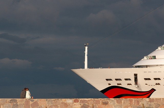 Free download dock pier couple lovers ship free picture to be edited with GIMP free online image editor