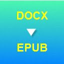 DOCX to EPUB Converter  screen for extension Chrome web store in OffiDocs Chromium