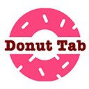 DonutTab  screen for extension Chrome web store in OffiDocs Chromium