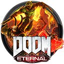 Doom Eternal theme  screen for extension Chrome web store in OffiDocs Chromium