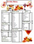 Free download Drinks Bar Menu Template DOC, XLS or PPT template free to be edited with LibreOffice online or OpenOffice Desktop online