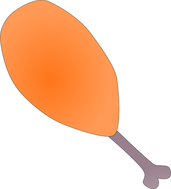 Free download Drumstick Leg Orange - Free vector graphic on Pixabay free illustration to be edited with GIMP free online image editor