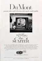Free download DuMont Television Ad: The Sumter (1951) free photo or picture to be edited with GIMP online image editor