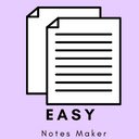 Easy Notes Maker  screen for extension Chrome web store in OffiDocs Chromium