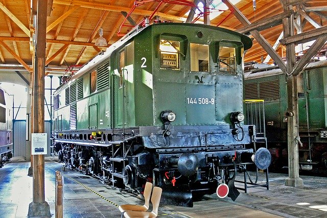 Free download electric locomotive museum free picture to be edited with GIMP free online image editor