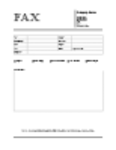 Free download Elegant  Fax Template DOC, XLS or PPT template free to be edited with LibreOffice online or OpenOffice Desktop online