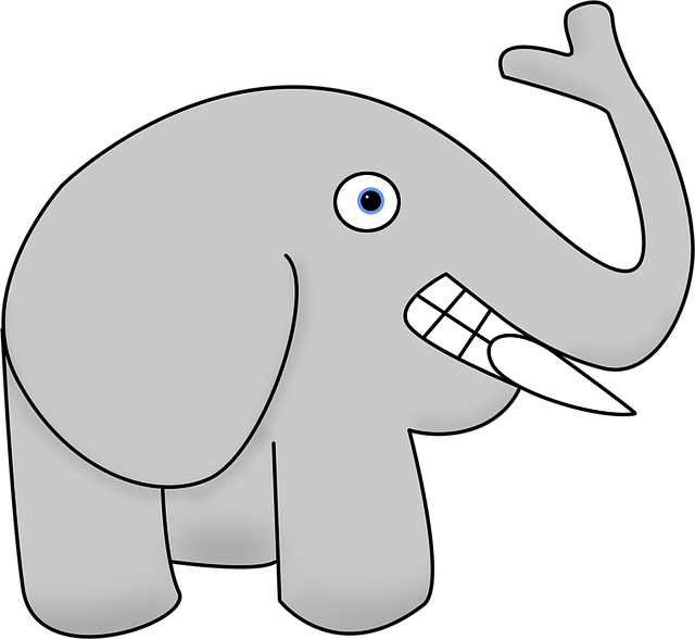 Free download Elephant Cartoon Animal -  free illustration to be edited with GIMP free online image editor