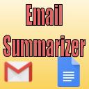 EmailSummarize  screen for extension Chrome web store in OffiDocs Chromium