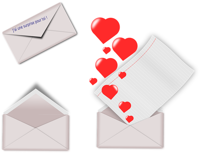 Free download Envelope St Valentine Heart In - Free vector graphic on Pixabay free illustration to be edited with GIMP free online image editor