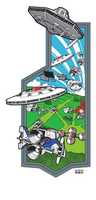 Free download Xevious arcade cabinet artwork free photo or picture to be edited with GIMP online image editor