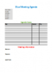 Téléchargement gratuit Exemple de modèle d'agenda de réunion DOC, XLS ou PPT à éditer gratuitement avec LibreOffice en ligne ou OpenOffice Desktop en ligne