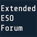 Extented ESO Forum  screen for extension Chrome web store in OffiDocs Chromium