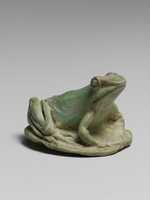 Free download Faience amulet in the form of a tree frog free photo or picture to be edited with GIMP online image editor