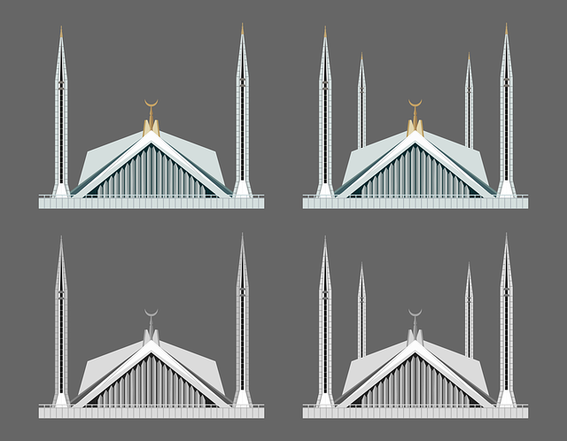 Free download Faisal Mosque Islamabad Pakistan - Free vector graphic on Pixabay free illustration to be edited with GIMP free online image editor