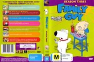 Free download Family Guy Season 3 ( Seth Mac Farlane, 2001 2003) New Zealander DVD Cover Art free photo or picture to be edited with GIMP online image editor