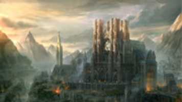 Free download Fantasy Cathedral Artwork free photo or picture to be edited with GIMP online image editor