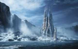 Free download Fantasy Ice Castle - Concept Art free photo or picture to be edited with GIMP online image editor