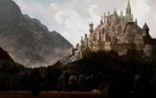 Free download Fantasy Rock Castle - Concept Art free photo or picture to be edited with GIMP online image editor