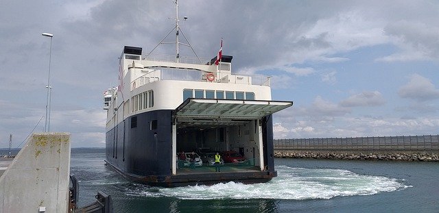 دانلود رایگان Ferry Denmark Port - عکس یا تصویر رایگان برای ویرایش با ویرایشگر تصویر آنلاین GIMP