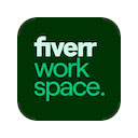 Fiverr Workspace  screen for extension Chrome web store in OffiDocs Chromium