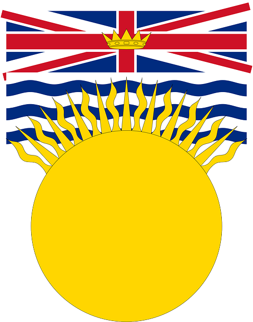 Free download Flag British Columbia - Free vector graphic on Pixabay free illustration to be edited with GIMP free online image editor