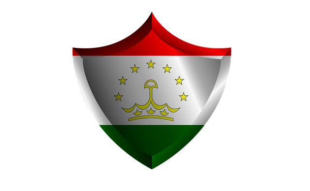 Free download Flag Shield Tajikistan -  free illustration to be edited with GIMP free online image editor