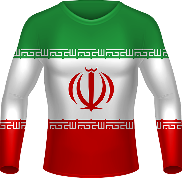 Free download Flag Shirt Iran -  free illustration to be edited with GIMP free online image editor