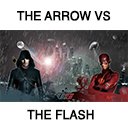 Ekran Flash VS Arrow (DC Comics) dla rozszerzenia sklepu internetowego Chrome w OffiDocs Chromium