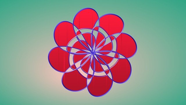 Kostenloser Download Flower Design 3D - kostenlose Illustration, die mit dem kostenlosen Online-Bildeditor GIMP bearbeitet werden kann