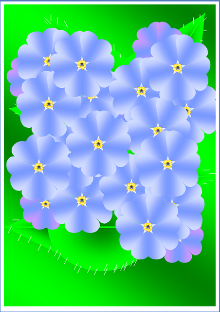 Free download Flowers Blue Pattern - Free vector graphic on Pixabay free illustration to be edited with GIMP free online image editor