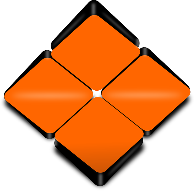 Free download Folded Squares Orange - Free vector graphic on Pixabay free illustration to be edited with GIMP free online image editor