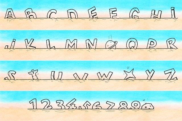 Muat turun percuma Font Alphabet Letters - ilustrasi percuma untuk diedit dengan editor imej dalam talian percuma GIMP