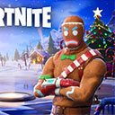 Fortnite Christmas gingerbread Man  screen for extension Chrome web store in OffiDocs Chromium