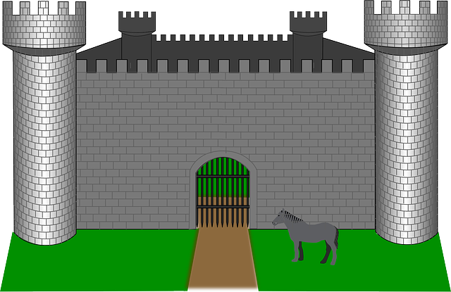 Free download Fortress Middle Ages - Free vector graphic on Pixabay free illustration to be edited with GIMP free online image editor