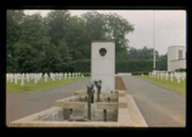 Free download Fountain at Luxembourg American Cemetery (Mag 4 Slide 30) free photo or picture to be edited with GIMP online image editor