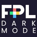 FPL Dark Mode  screen for extension Chrome web store in OffiDocs Chromium