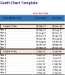 Free download Free Excel Gantt Chart Template Microsoft Word, Excel or Powerpoint template free to be edited with LibreOffice online or OpenOffice Desktop online