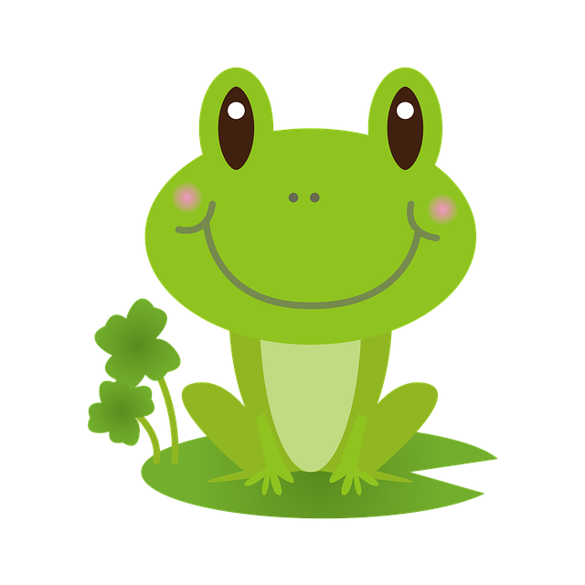 Free download Frog Green Rain -  free illustration to be edited with GIMP free online image editor