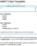 Free download Gantt Chart Spreadsheet Template DOC, XLS or PPT template free to be edited with LibreOffice online or OpenOffice Desktop online