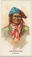 Free download Geronimo, Apache, from the American Indian Chiefs series (N2) for Allen & Ginter Cigarettes Brands free photo or picture to be edited with GIMP online image editor