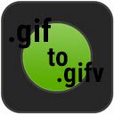 .gif to .gifv  screen for extension Chrome web store in OffiDocs Chromium