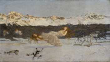 Free download Giovanni Segantini, The Punishment Of Lust free photo or picture to be edited with GIMP online image editor